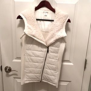 Artisan NY Faux Fur Shearling Sweater Vest Size Small